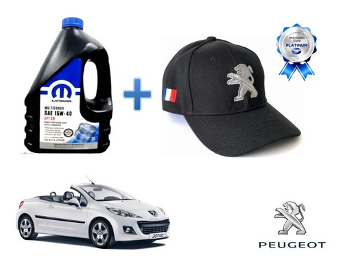 Garrafa Aceite Mopar + Gorra Peugeot 207 Cc 2008 A 2014