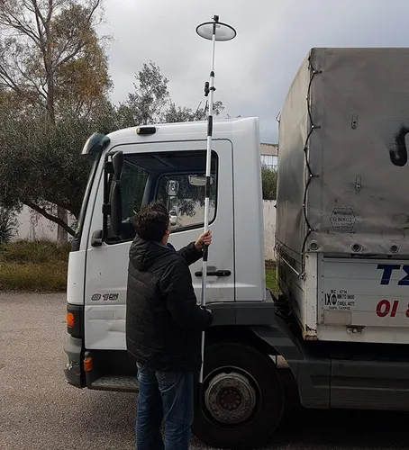 Baston Inspección Vehicular 30 X 270 Cm Acrilico Linterna