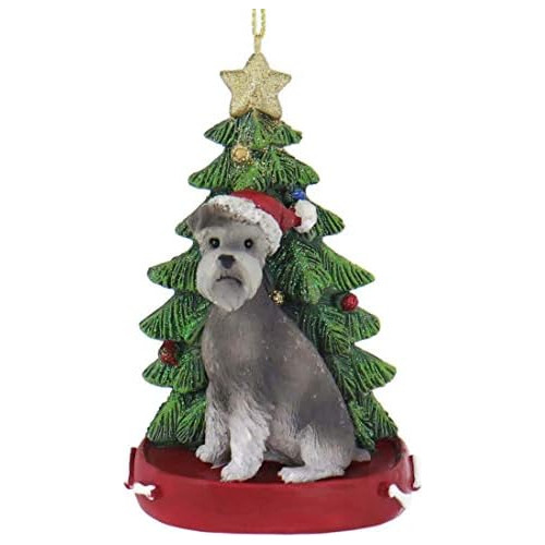 Adorno De Schnauzer Árbol De Navidad,   Personalizaciã...