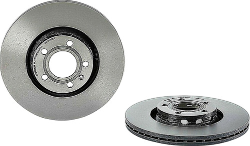 2- Discos Ventilados Delanteros A4 Quattro 2002/2006 Brembo