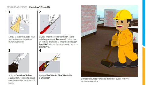 Sika Emulsika+ Primer Mx Imprimante Asfaltico Cubeta 19 Lt