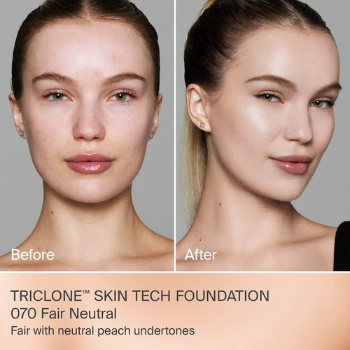 Haus Labs By Lady Gaga Triclone Skin Tech - Maquillaje 30 Ml 070 Fair Neutral - Fair With Neutral Peach Undertones