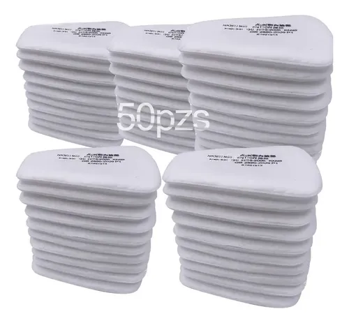 5N11 Partikelfilter Baumwolle Atemschutzfilter Baumwolle Ersatz, für Gas Atemschutzmaske 6000 6100 6200 6800 7501 7502 Serie  30