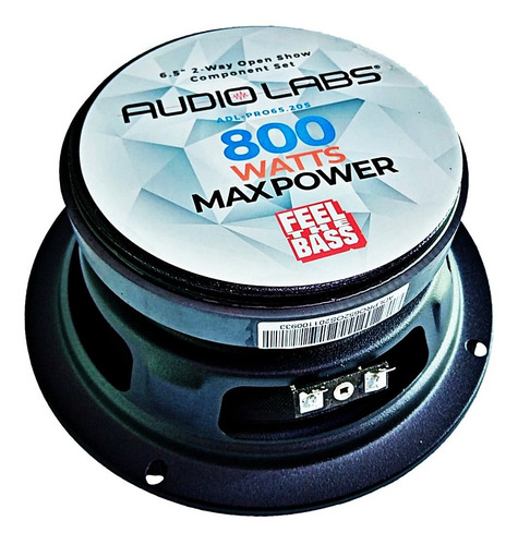 Set De Medios Rangos Audio Labs Adl-pro65.2os 6.5 800w Max C