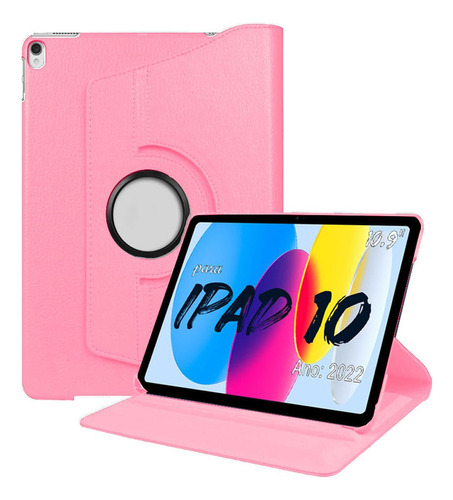 Capa Capinha Para iPad 10 2022 10.9 Polegadas Anti Impacto Cor Rosa-claro