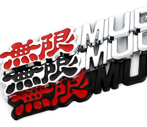 Para Honda Mugen Accord Civic Metal Sticker Badge