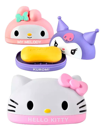 Jabonera Para Baño Hello Kitty Kawaii