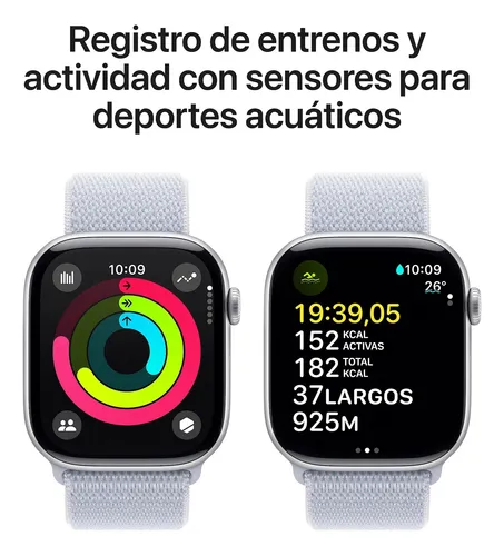 Apple Watch Series 10 Gps 46mm Aluminum Case Sport Loop