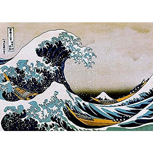 La Gran Ola De Kanagawa 1830 Por Katsushika Hokusai, Pã...