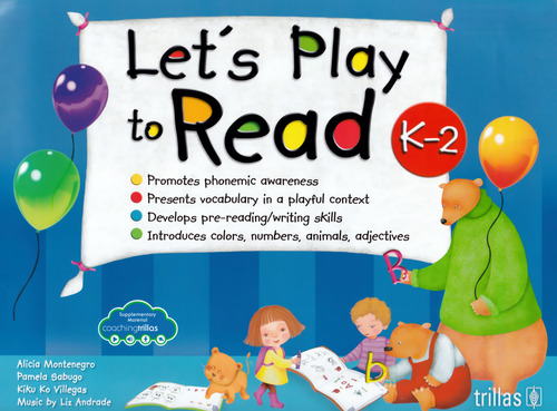 Let's Play To Read K2 - Montenegro Sabugo - Trillas