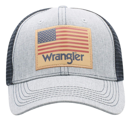 Wrangler Usa Flag Patch Gorra Ajustable Snapback Azul