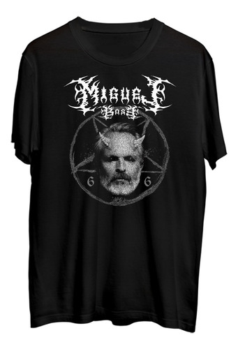 Miguel Bosé . Black Metal . Polera . Mucky 