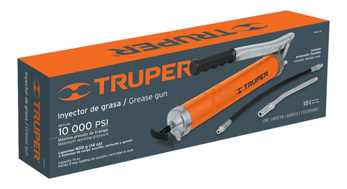 Inyector De Grasa 14oz 10000psi Extension Truper