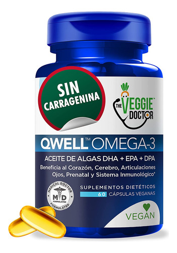 Omega 3 Vegano En Cápsulas Y Más Puro Que Los Sultestos Alim