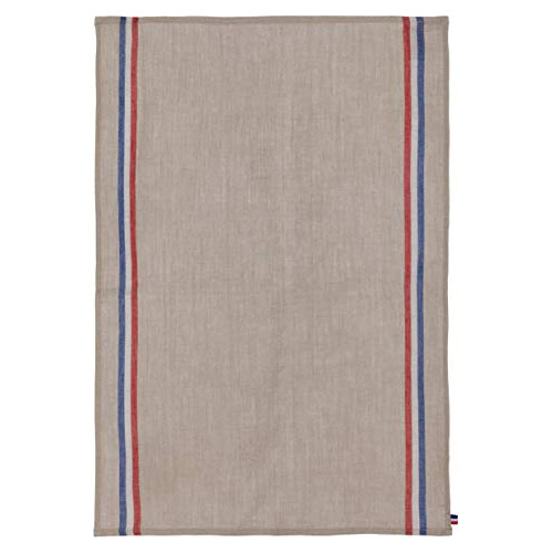 French Toalla De Lino 100%, Tricolore Naturel, 43 X 66 Cm, B