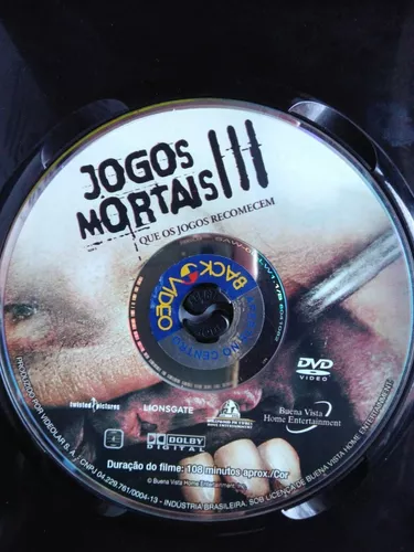 DVD JOGOS MORTAIS 3 - QUE OS JOGOS RECOMECEM / TERROR