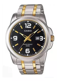 Reloj Casio Caballero (mtp-1314sg-1avdf) Fecha/ 50m/ Análogo
