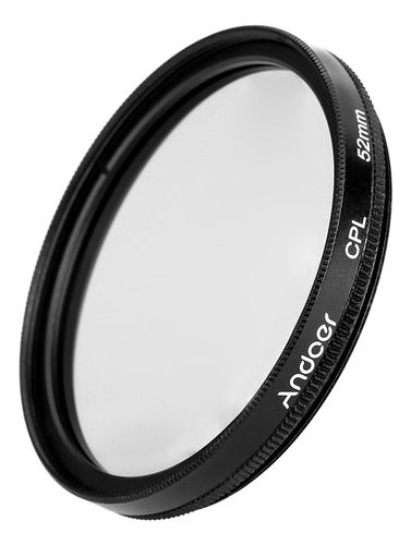 Filtro Nikon Digital Andoer Con Placa Circular Cpl De 52 Mm,