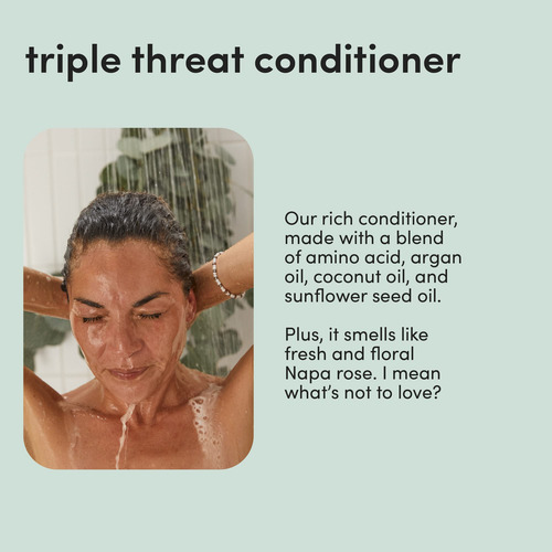 Conjunto De Shampoo E Condicionador Hers Triple Threat 190 M