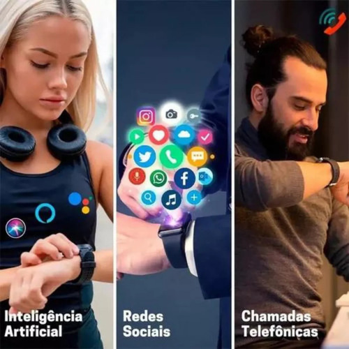 Relógio Smartwatch X8 Ultra Para Android E Ios Tela Hd Nfc