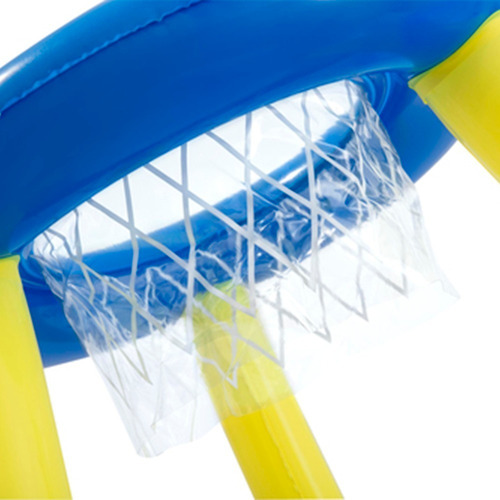 Imagen 2 de 7 de Juego Baloncesto Canasta Inflable Flotante C/ Pelota Bestway