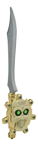 Espada de juguete Calabrass con moneda Zak Storm Star 41600, color gris