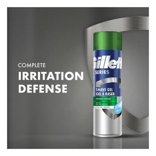 Gel De Afeitar Gillette Aloe Vera 7oz Espuma De Afeitar