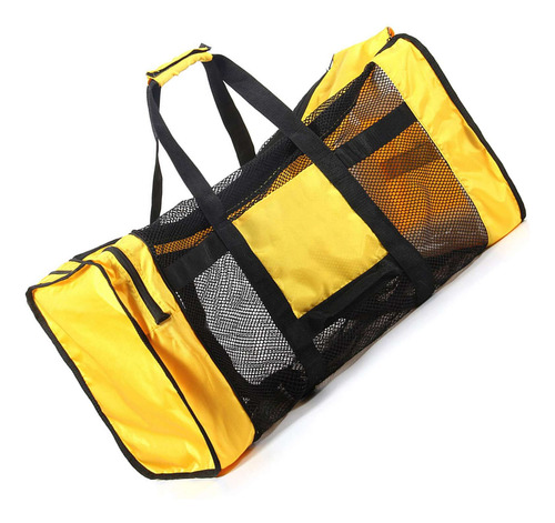 Bolsa De Transporte Amarilla Para Equipo De Snorkel, Malla D