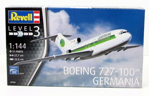 Boeing 727-100 Germania Airlines  Escala 1/144 Revell 03946