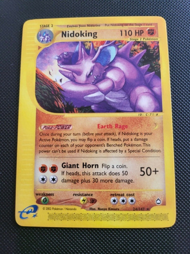 Pokemon Tcg Nidoking - 24/147 - Rare