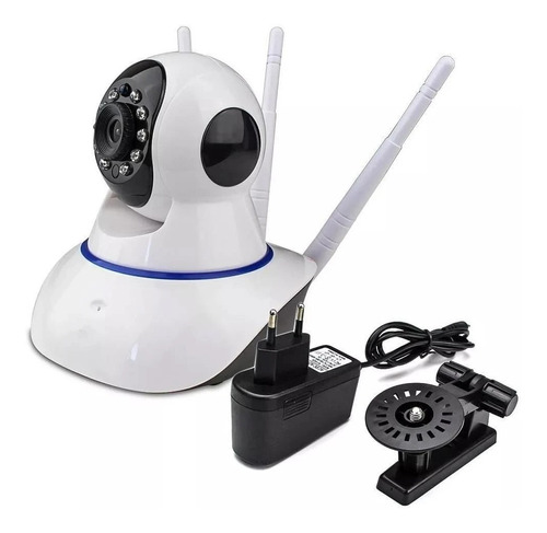 Camara De Seguridad Ip Robotica Wifi 3 Antenas Vision Noct