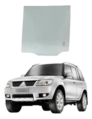Vidro Porta Traseira Esq Pajero Tr4 02 04 06 10 12 14 16