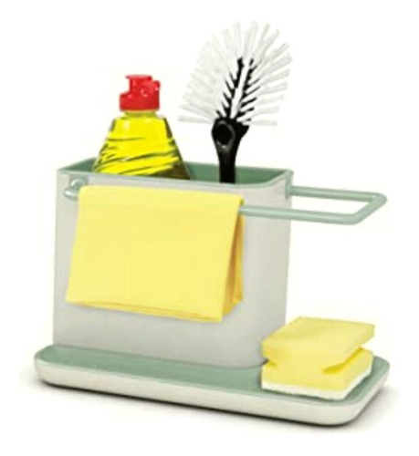 Joseph Joseph Organizador Para Fregadero De Cocina, Soporte Color Piedra/salvia