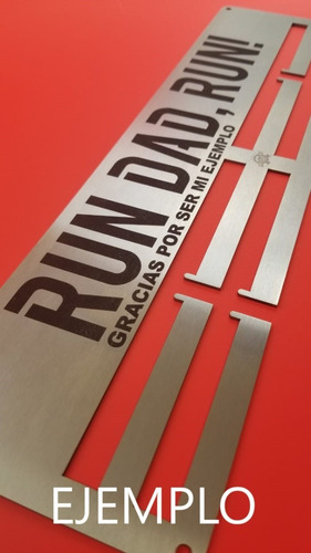 Imagen 4 de 6 de Medallero Personalizado 16x4.5 Portamedallas Marcado Laser