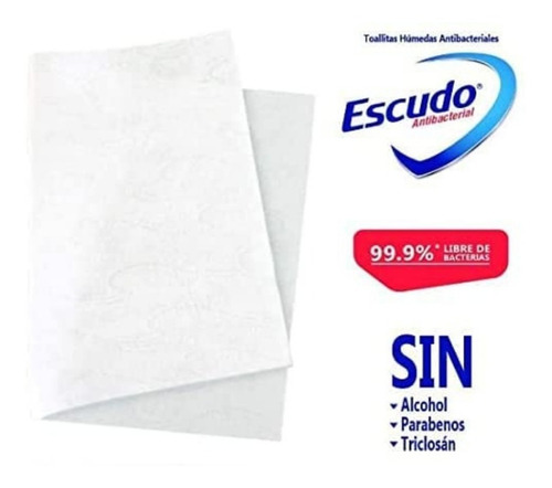 Toallitas Húmedas Desinfectantes Escudo Individuales 200 Pzs
