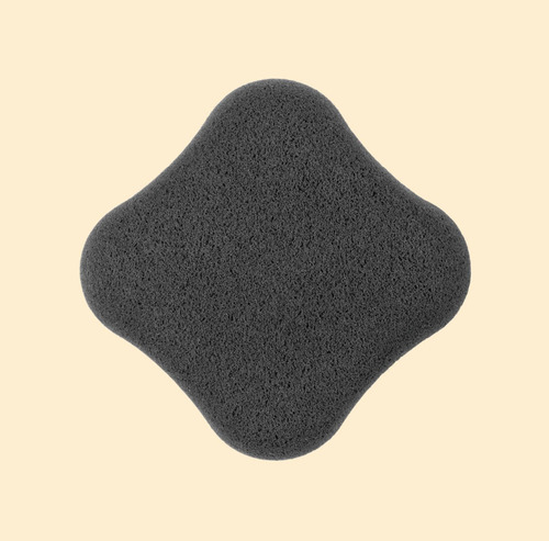 Esponja De Maquillaje Y Polvo Kai Rombo Aplicación Perfecta Negro Mediana
