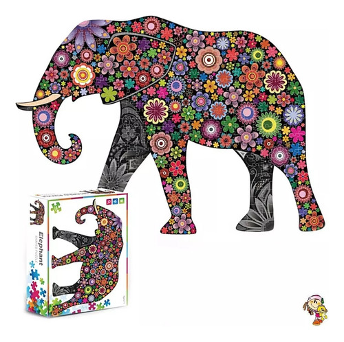 Puzzle Rompecabezas Elefante 500 Piezas Animales