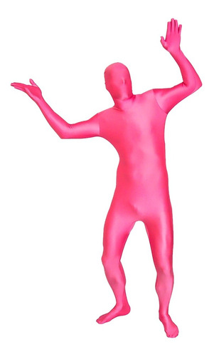 Disfraz Catsuit Neon Zentai Fluo Colores Cotillon Adulto