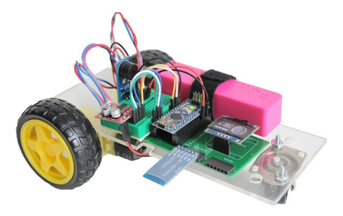 Imagen 1 de 3 de Kit Arduino Pro V1 Carro Robot 2en1 + 40 Proyectos Incluidos