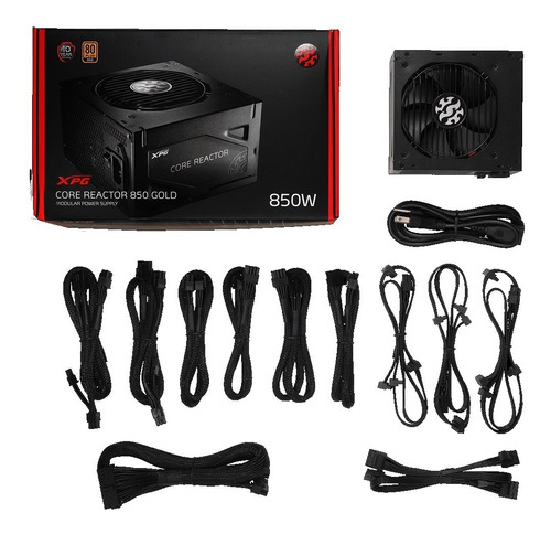 XPG Core Reactor 850 W Modular - Negro - 100V/240V Plus Gold