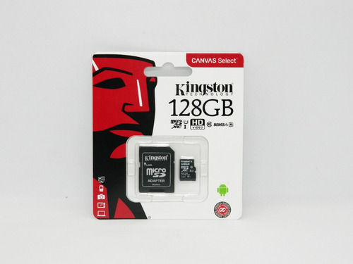 Memoria Micro Sd Hc 128gb Kingston Canvas Original Sellada.