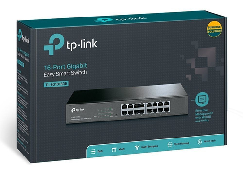 Switch Tp-link Tl-sg1016de 16 Portas Gigabit 10/100/1000mbps