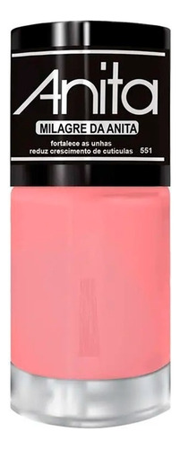 Esmalte Anita Tratamento 10ml Base Top Coat Cera Hidratante Cor Milagre Da Anita