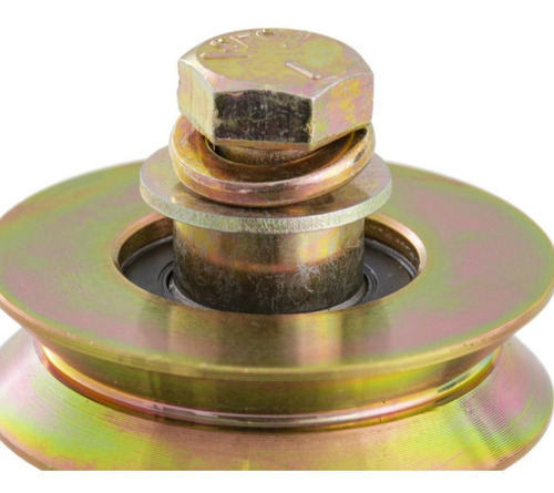 Imagen 3 de 5 de Pack Rueda Para Porton Con Perno 70mm (2pcs)