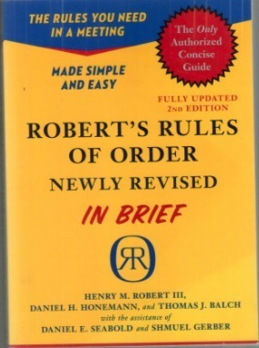 Robert's Rules Of Order - Henry M. Robert Iii
