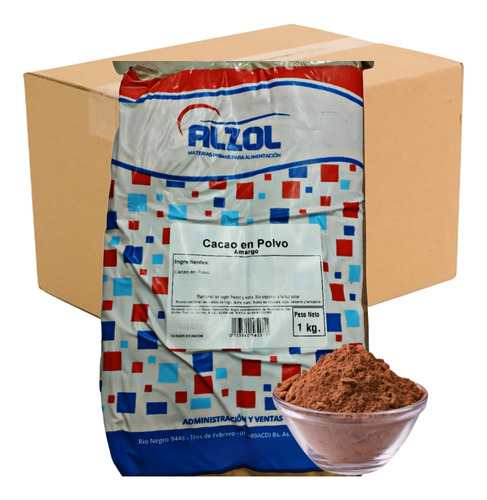 Cacao Amargo Alzol Economico 10x1kg