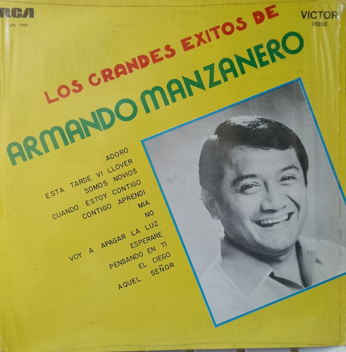 Armando Manzanero - Los Grandes Exitos. Lp Album
