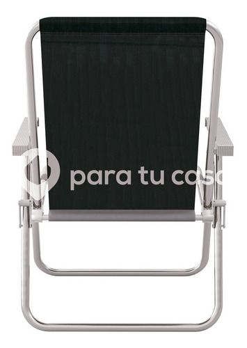Imagen 4 de 10 de Sillón X2 Aluminio Playero Pescador Camping Alto Mor