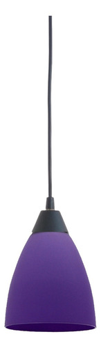 Luminária Pendente 1 Lâmpada Led Sinai 2109 Lilás 127/220V