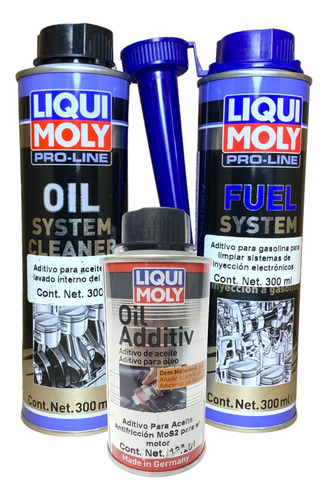 Kit Aditivos Vw Liqui Moly Fuel System Oil System Oil Additi